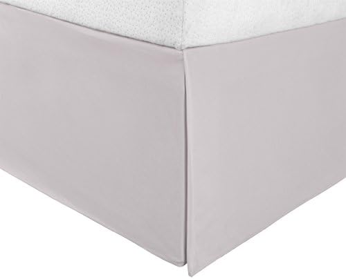 Superior Uperior Infinity Luxury Soft 100% Brushed Microfiber Tailored Bed Skirt With 15” Drop, Wrinkle Resistant With Pleats And Split Corners - Twin XL Bedskirt, Lilac