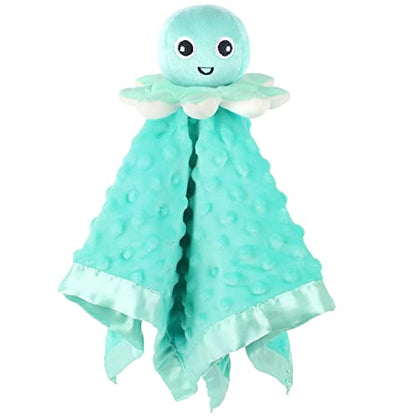  JARIFERR Baby Security Blanket Loveys For Baby Snuggle Toy Plush Octopus Stuffed Animal Baby Gifts For Girls And Boys Newborn