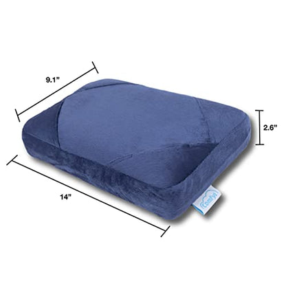  Comfyt Travel Pillow, Camping Pillow, Tablet Stand, Small Pillow Backpack Pillow Memory Foam Pillow Car Seat Cushion Lumbar Back Pillow, Tablet Holder Pillow Flight Pillow Kids Toddler Pillow