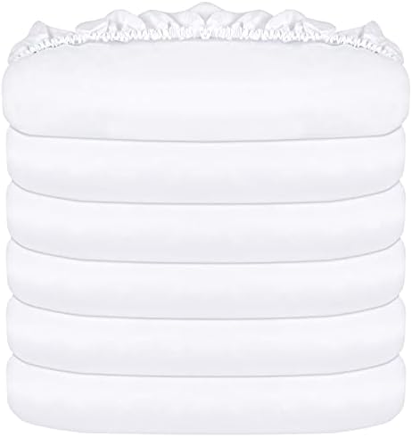  Oakias Twin Fitted Sheets White – Pack Of 2 Bottom Sheets – Soft Brushed Microfiber Elastic Sheets For Bed – Shrinkage & Fade Resistant Sheets – Machine Washable