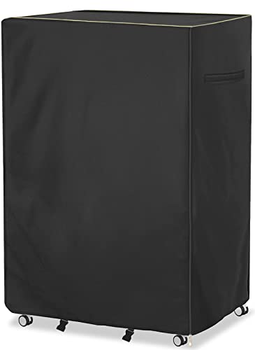  Folding Bed Storage Cover,Universal Waterproof Rollaway Bed Cover 39" L X 15" W X 44.8" H,Fits Twin Size 38-Inch Beds,600D Oxford Dustproof Protective Rollaway Bed Protector,Black.