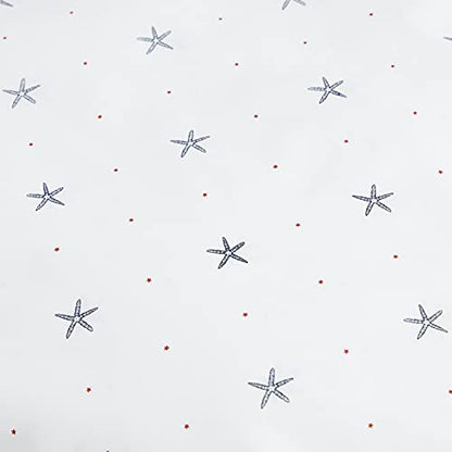  Nautica - Twin Sheets, Cotton Percale Bedding Set, Coastal Home Decor, Dorm Room Essentials (Star Spangled Coastal Blue, Twin)