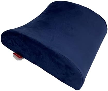  Bookishbunny Premium Memory Foam Lumbar Support Cushion Pillow (Pink)