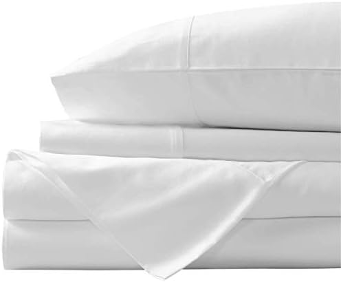  New York Mercado Super Soft, Elegant And Premium Quality, 100% Egyptian Cotton, Made In USA Italian Finish High TC, Long Stapled 4-pc Bedding Sheet Set With 21” Deep Pocket (Full, Elephant Grey)