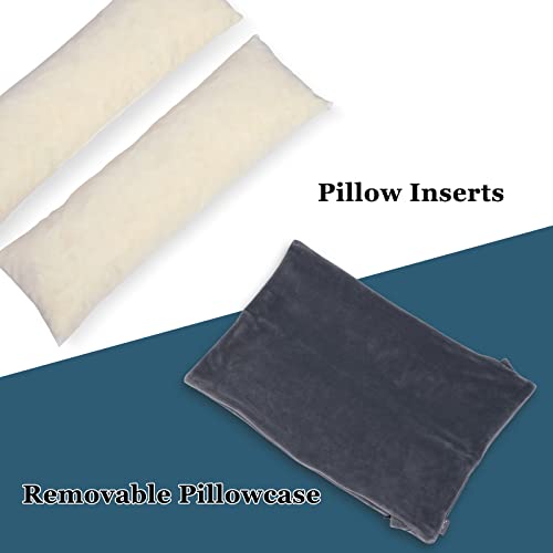  Arm Elevation Pillow Shredded Memory Foam Filled Arm Stabilizer Elevation Pillow For Swelling And Circulation Pain Relief For Arm Pain, Shoulder Surgery And Leg Injury, Removable Washable Cover