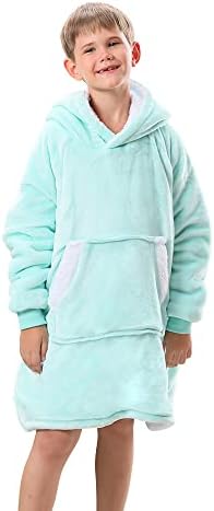  Topblan Oversized Hoodie With Zipper For Adults, Flannel Blanket Hoodie Sweatshirt With Zipper, Sherpa Wearable Blanket Plush Sweatshirt, Gifts For Women Men