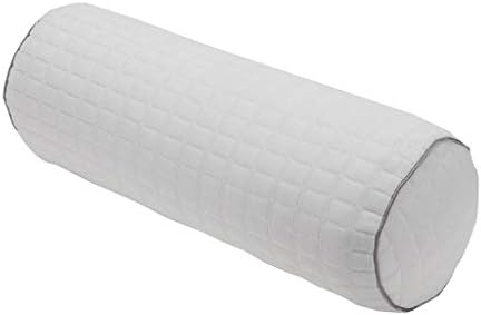  Kingnex Bolster Roll Pillow For Sleeping On Back Or Side Under Knee To Relief Lower Back Pain Between Legs For Side Sleepers Cylinder Pillow With Removable Cooling Cover 24x8