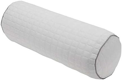  Kingnex Bolster Roll Pillow For Sleeping On Back Or Side Under Knee To Relief Lower Back Pain Between Legs For Side Sleepers Cylinder Pillow With Removable Cooling Cover 24x8