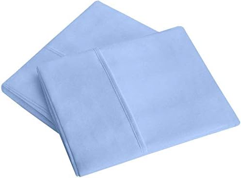  20x40 King Pillowcases Set Of 2 Ultra Soft 400TC Navy Blue Solid Pillow Cover Cotton Pillow Case King Size Pillowcover