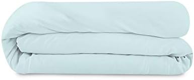  Duvet Cover - 100% Organic Cotton Duvet Cover - 300 Thread Count Sateen Weave Duvet Cover - GOTS Certified, White Color (Full Size)
