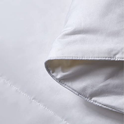  Kathy Ireland White Feather Goose Down Comforter-All Season Warmth, Twin