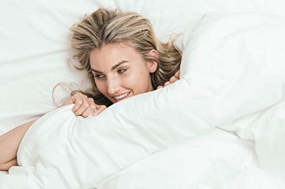  Down Alternative Comforter - Quilted Comforter - King Size Comforter - All Season Quilted Duvet Insert, White