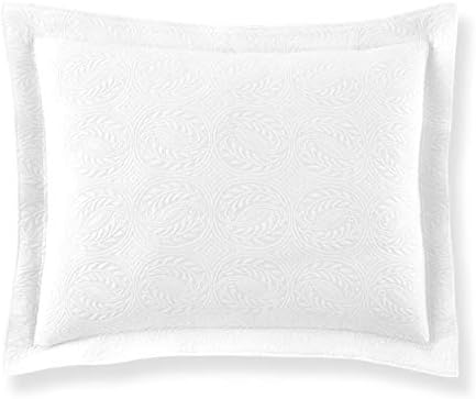  Vienna Matelasse Coverlet Or Sham | Luxury Bedding | Soft, Cotton | Classic Design In Beautiful Neutral Colors… (White, Coverlet Twin)