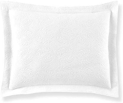  Vienna Matelasse Coverlet Or Sham | Luxury Bedding | Soft, Cotton | Classic Design In Beautiful Neutral Colors… (White, Coverlet Twin)