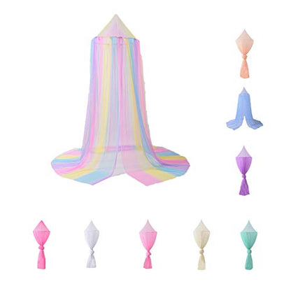 Meideli Bed Canopy For Girls Canopy For Girls Bed Canopy Tent For Girls Room Princess Bed Canopy For Girls Kids Bed Canopy Girls Rainbow Canopy For Girls Bed Pink