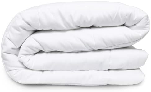  Uvet Insert Twin - Lightweight Down Comforter For Twin Size Bed - Cooling, Microfiber, Down Alternative Fill - Machine Washable, White﻿