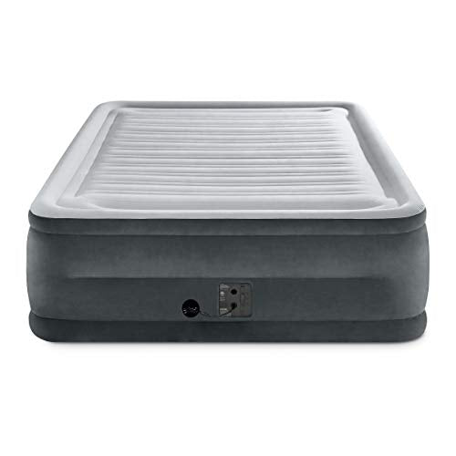 Intex Comfort Dura-Beam Airbed Internal Electric Pump Bed Height Elevated (2020 Model)