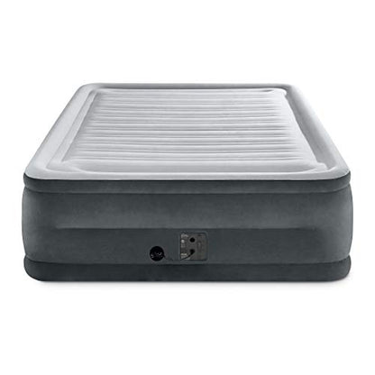 Intex Comfort Dura-Beam Airbed Internal Electric Pump Bed Height Elevated (2020 Model)