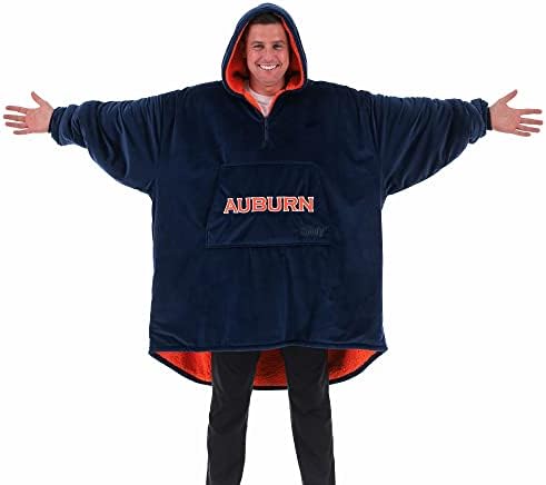  Riginal Quarter-Zip | University Of Florida Logo & Insignia | Oversized Microfiber & Sherpa Wearable Blanket With Zipper, Seen On Shark Tank, One Size Fits All