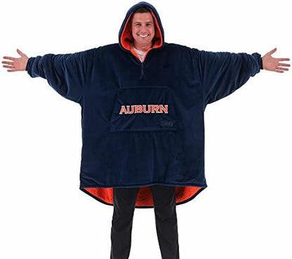  Riginal Quarter-Zip | University Of Florida Logo & Insignia | Oversized Microfiber & Sherpa Wearable Blanket With Zipper, Seen On Shark Tank, One Size Fits All