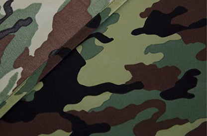  Military Camo 4-Piece Sheet Set - Camouflage Army Green Printed Soft Microfiber Sheets, Full Size