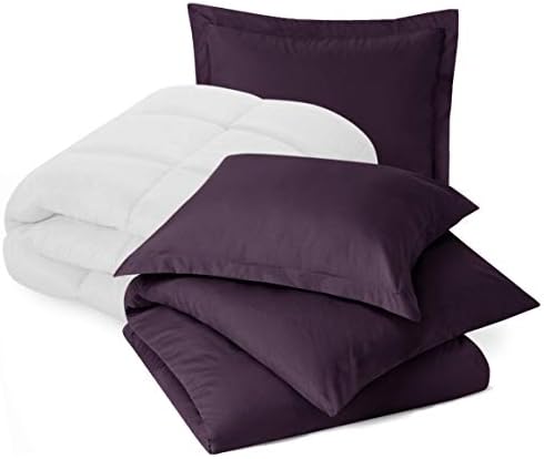  Nestl Bedding Comforter And Duvet Set, Down Alternative Comforter, Microfiber Duvet Set - Comforter Cover And 1 Pillow Sham, Twin - Lavender