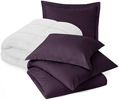  Nestl Bedding Comforter And Duvet Set, Down Alternative Comforter, Microfiber Duvet Set - Comforter Cover And 1 Pillow Sham, Twin - Lavender