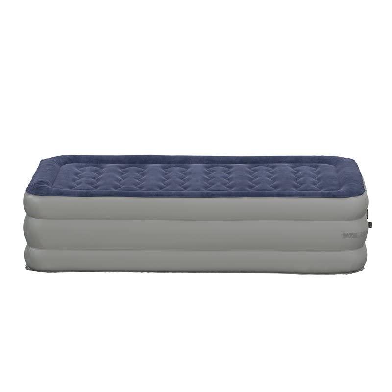  Kellos 18 Inch Air Mattress With ETL Certified Internal Electric Pump And Carrying Case - Twin