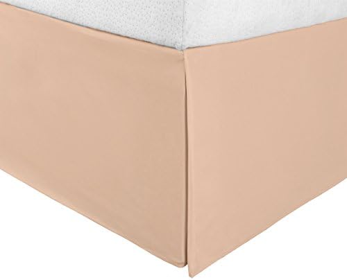 Superior Uperior Infinity Luxury Soft 100% Brushed Microfiber Tailored Bed Skirt With 15” Drop, Wrinkle Resistant With Pleats And Split Corners - Twin XL Bedskirt, Lilac