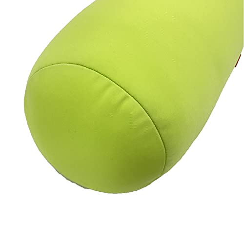  Bookishbunny Microbead Cylinder Bolster Roll Pillow 13" X 7" (SolidGreen)