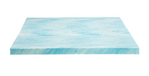  Dreamfoam Bedding 3" Gel Infused Memory Foam Topper, Made In Arizona, Short Queen