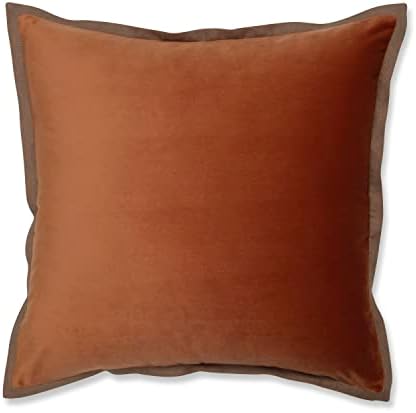  Pillow Perfect Indoor Velvet Collection Lumbar Pillow, 12" X 20", Black