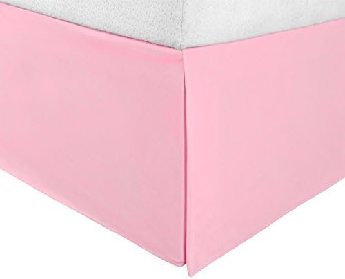 Superior Uperior Infinity Luxury Soft 100% Brushed Microfiber Tailored Bed Skirt With 15” Drop, Wrinkle Resistant With Pleats And Split Corners - Twin XL Bedskirt, Lilac