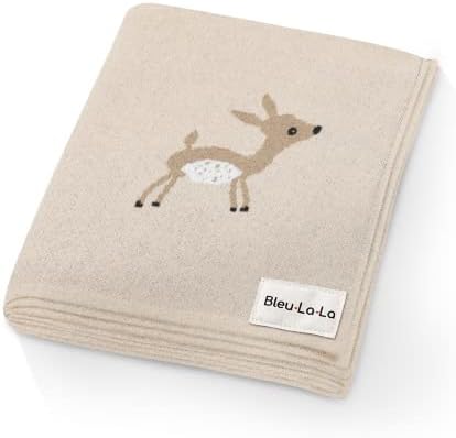  Baby Swaddle Blanket - 100% Luxury Cotton Knit Soft Cozy Lightweight Unisex Receiving Swaddle Crib Stroller Quilt Blanket For Shower Gift Registry For Newborns Infants Toddlers (Sheep - Khaki)