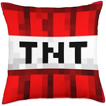  TopsandthePops 64 Gaming TNT Dynamite Explosive Design 32 Bit Throw Pillow, 18x18, Multicolor