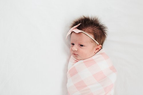  Copper Pearl Large Premium Knit Baby Swaddle Receiving Blanket London