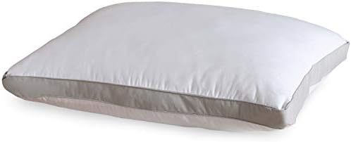  VCNY Home | Mia Collection | Gusseted Sleeping Pillow, Extra Cushion And Comfort For Side And Back Sleepers, Standard (Pack Of 1), White