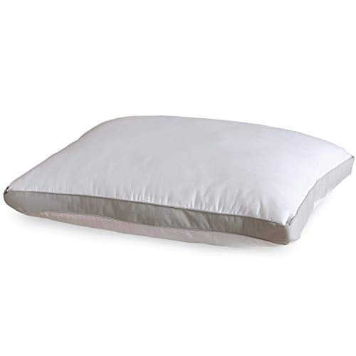  VCNY Home | Mia Collection | Gusseted Sleeping Pillow, Extra Cushion And Comfort For Side And Back Sleepers, Standard (Pack Of 1), White