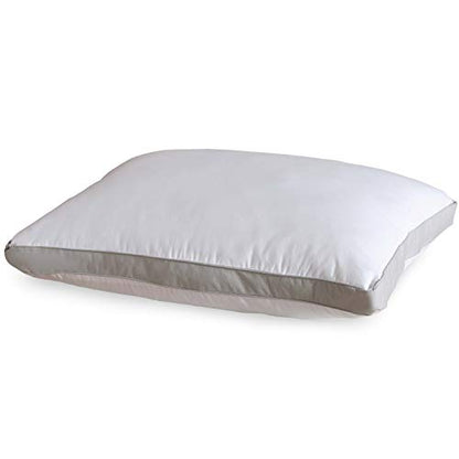  VCNY Home | Mia Collection | Gusseted Sleeping Pillow, Extra Cushion And Comfort For Side And Back Sleepers, Standard (Pack Of 1), White