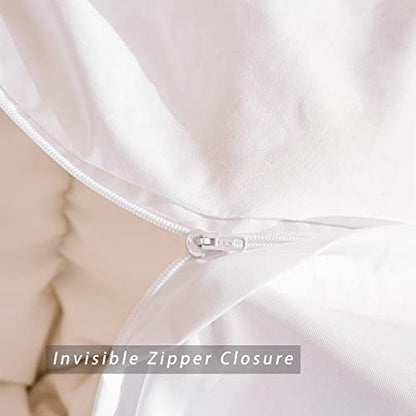  MY /emwai/ Duvet Cover King Size White, Super Soft Comfortable Seersucker Bedding Duvet Covers Set - 1 Duvet Cover And 2 Pillow Cases, King Size Duvet Cover With Zipper Closure & Corner Ties