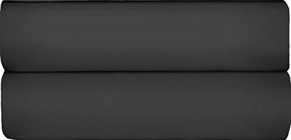  Raised Platform Bed Frame Accessory: Bed Skirt/Base Cover, Black, Twin
