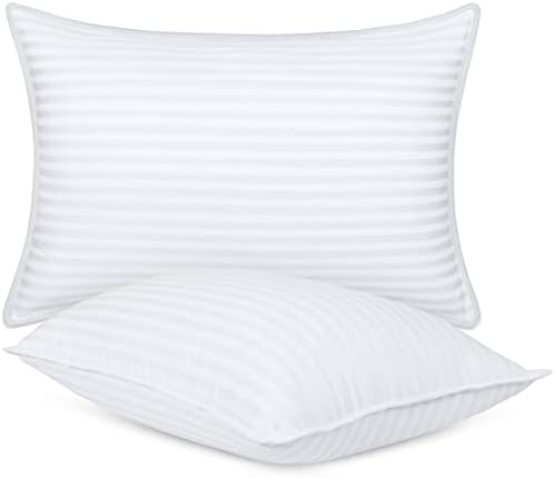  Pillows For Sleeping Queen Size (White), Set Of 2, Cooling Hotel Quality, For Back, Stomach Or Side Sleepers
