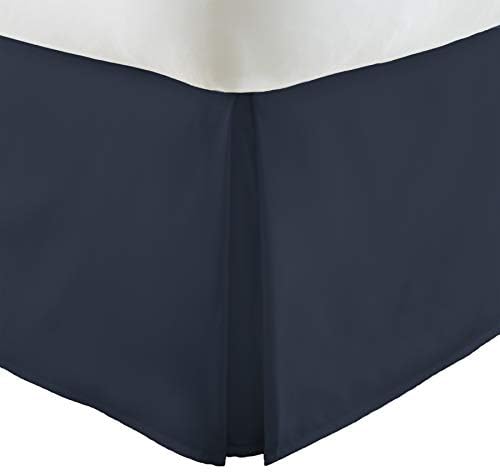  EH-BEDSKIRT-KING-GRAY Home Collection Pleated Bed Skirt, King, Gray