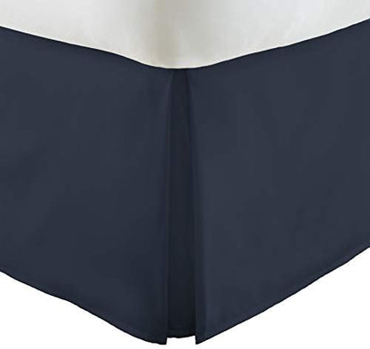  EH-BEDSKIRT-KING-GRAY Home Collection Pleated Bed Skirt, King, Gray