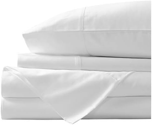  New York Mercado Super Soft, Elegant And Premium Quality, 100% Egyptian Cotton, Made In USA Italian Finish High TC, Long Stapled 4-pc Bedding Sheet Set With 21” Deep Pocket (Full, Elephant Grey)