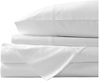 New York Mercado Super Soft, Elegant And Premium Quality, 100% Egyptian Cotton, Made In USA Italian Finish High TC, Long Stapled 4-pc Bedding Sheet Set With 21” Deep Pocket (Full, Elephant Grey)
