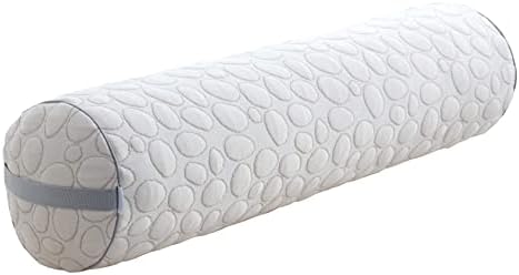  Kingnex Zipper Adjustable Under Knees Bolster Roll Pillow To Relief Lower Back Pain Or Between Legs For Side Sleepers Shredded Latex Cyliner With Organic Cotton Cover 20x8