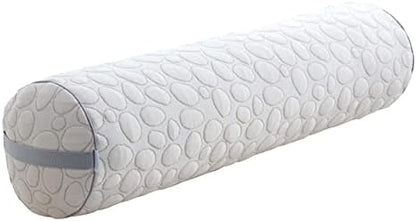  Kingnex Zipper Adjustable Under Knees Bolster Roll Pillow To Relief Lower Back Pain Or Between Legs For Side Sleepers Shredded Latex Cyliner With Organic Cotton Cover 20x8