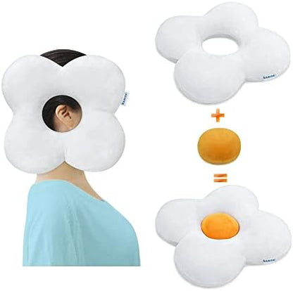  Ear Piercing Pillow For Side Sleepers Donut Pillow With Ear Hole, CNH, Relief Pain Ear Inflammation And Pressure Sores Guard Protector Earplugs Support Pillow For Sleeping
