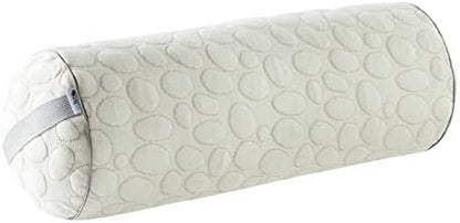  Kingnex Zipper Adjustable Under Knees Bolster Roll Pillow To Relief Lower Back Pain Or Between Legs For Side Sleepers Shredded Latex Cyliner With Organic Cotton Cover 20x8
